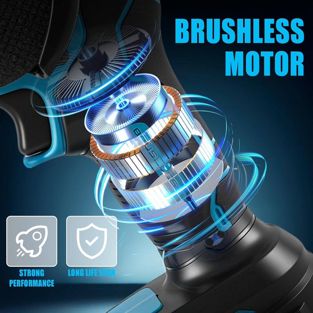 3 Zoll Akku Winkelschleifer kompatibel mit Makita 18V Akku (ohne Batterie), 16.800rpm bürstenloser M
