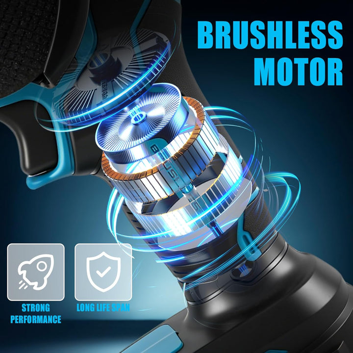 3 Zoll Akku Winkelschleifer kompatibel mit Makita 18V Akku (ohne Batterie), 16.800rpm bürstenloser M