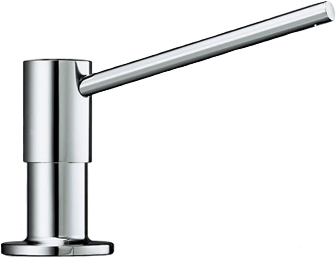 BLANCO TORRE Spülmittelspender chrom | Passend zu allen BLANCO-Küchenarmaturen | Bequem von oben zu