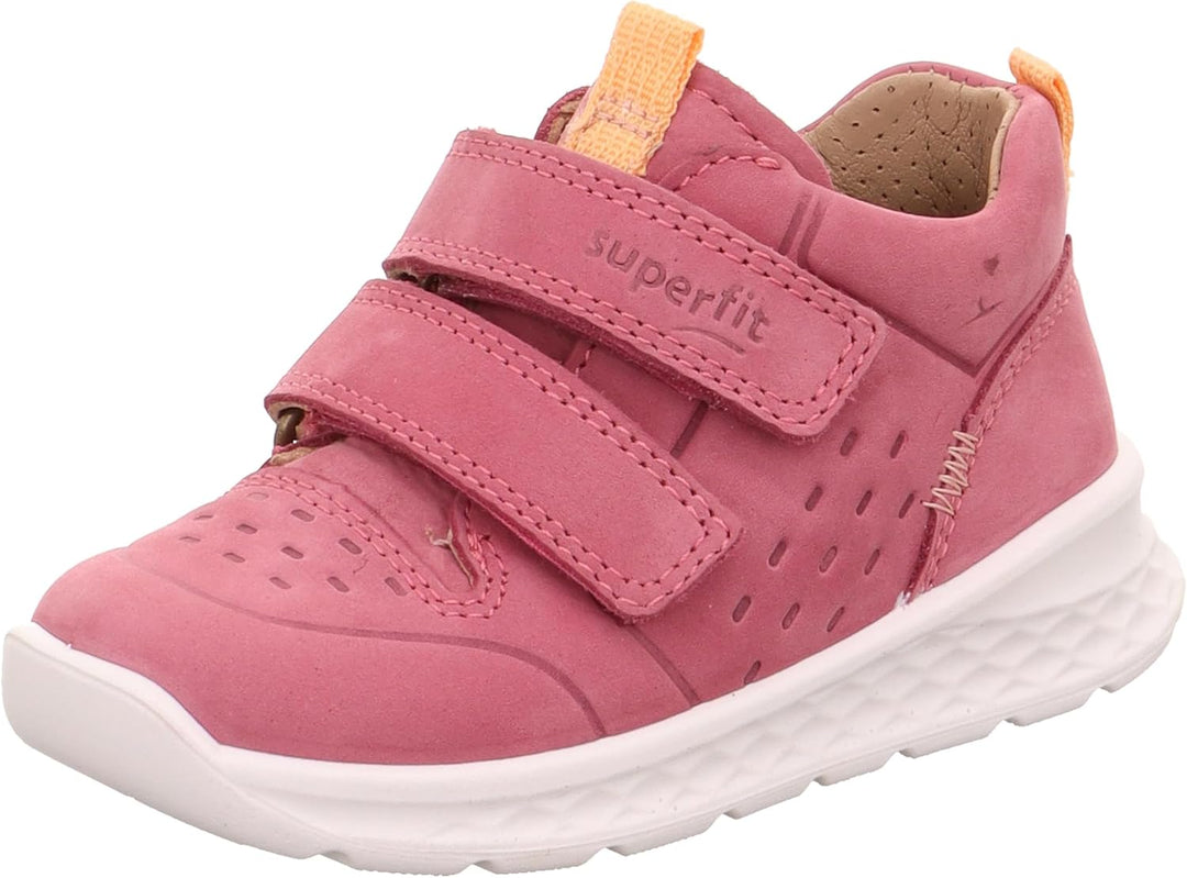 Superfit Mädchen Breeze Lauflernschuh 21 EU Weit Pink Orange 5520, 21 EU Weit Pink Orange 5520