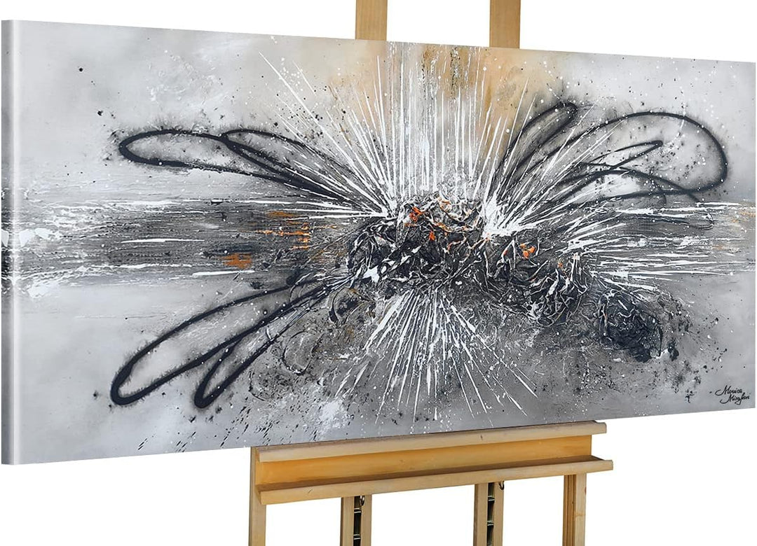 Monica Mirafiori I 100% HANDGEMALT I Gemälde Fusion 100x50cm | Gemälde Handgemalt | Acrylgemälde | S