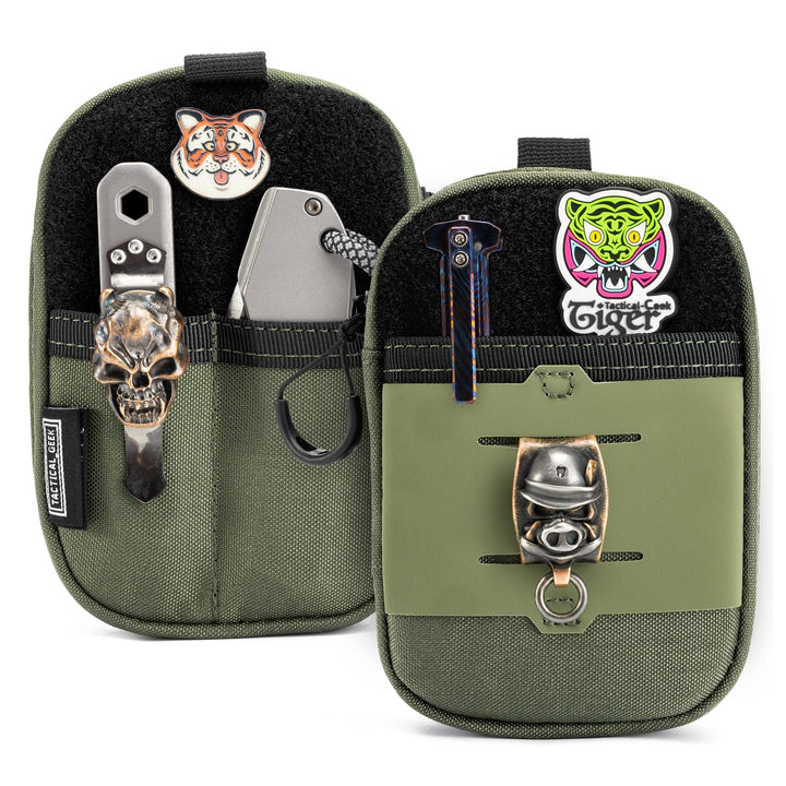 TACTICAL GEEK Block F Tragbare EDC Tasche, Kompakte Gürteltasche, Molle Pouch Organizer, Mehrzweck G