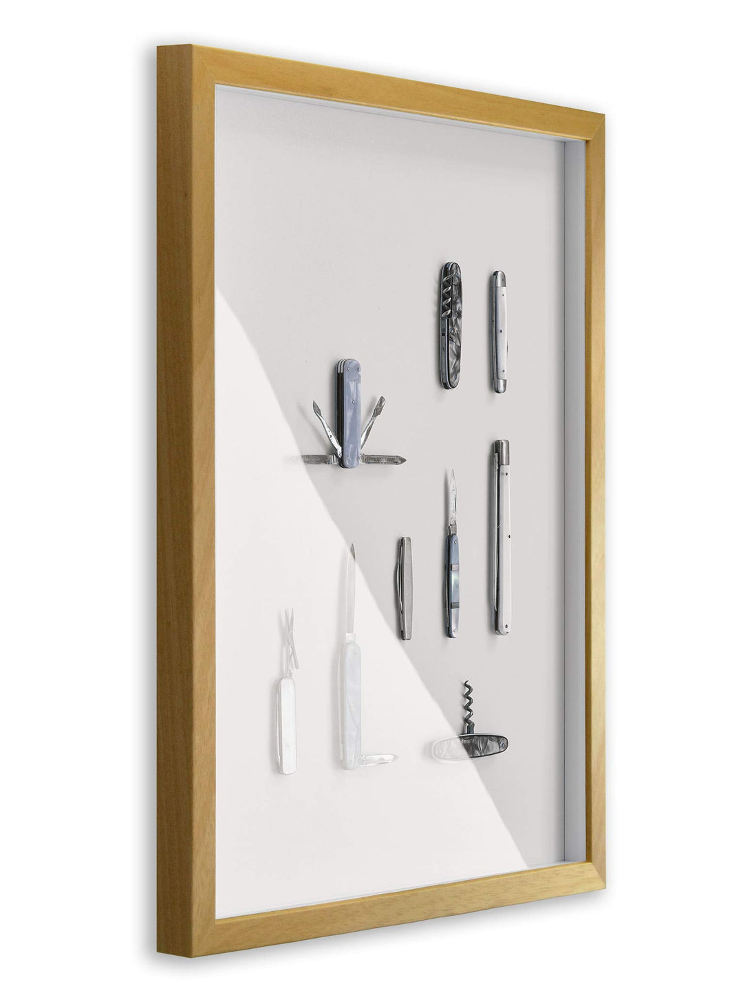 Objektrahmen Talon SPACE 35,5x47,5 cm Natur 3D Bilderrahmen zum Befüllen, 35,5x47,5 cm Natur