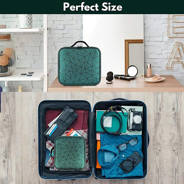 TANTOMI Kosmetiktasche Damen Portable Kosmetikkoffer Damen, Professionelle Make up Tasche Schminktas