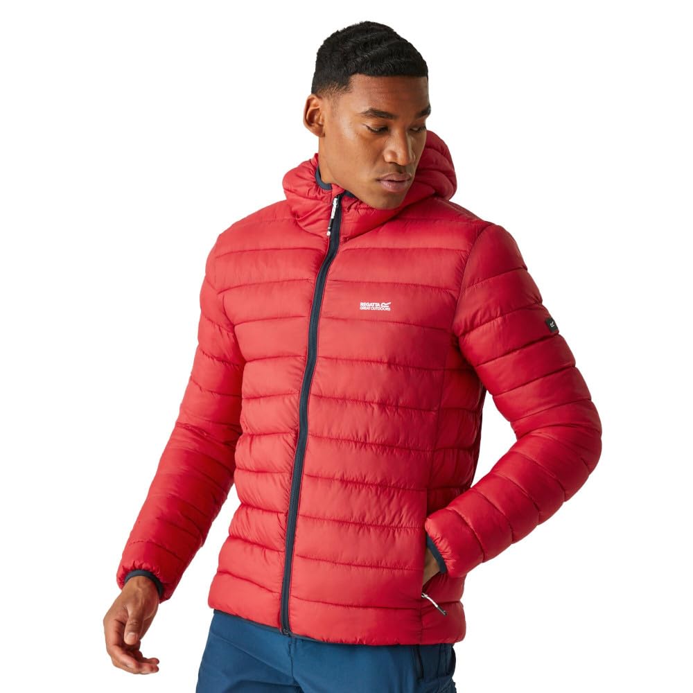 Regatta Herren Regatta Mens Marizion Baffled Water Repellent Jacket Coat Gefütterte Jacke (1er Pack)