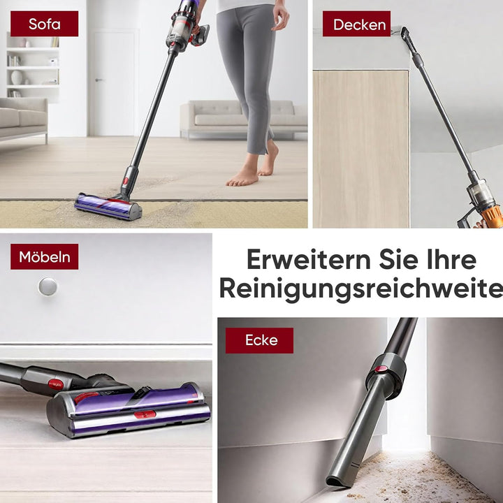 Verlängerungsrohr für Dyson V12 Detect Slim / V12 Origin / V10 Digital Slim Stabstaubsauger, Ersatz