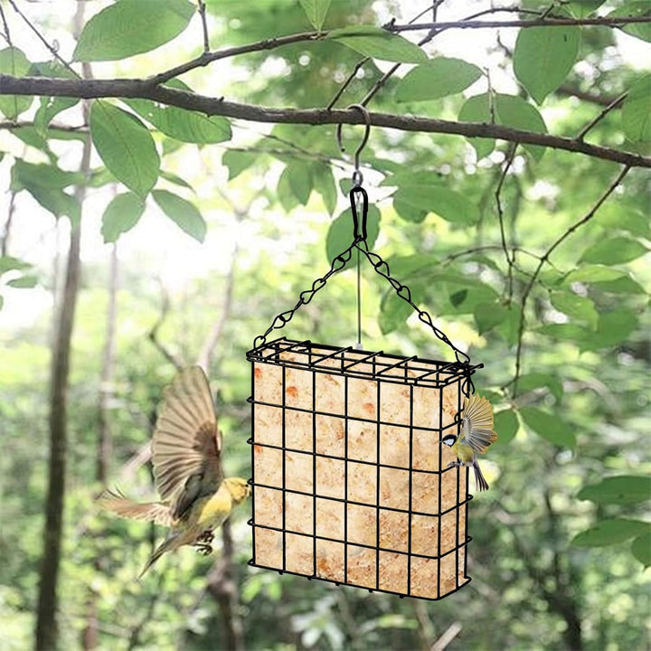 2 Stück Vogel Nistmaterial Halter Set,Aufhängen Vogelfutterstation,Futterstation für Wildvögel,Futte