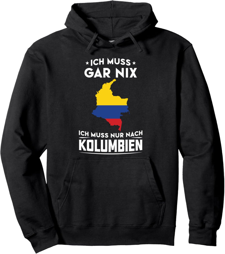 Kolumbien Flagge Reise Geschenk Pullover Hoodie