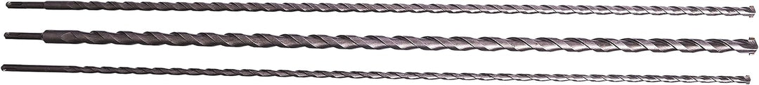 Am-Tech 3 Stück 1000 mm sds Drill bit Set, E0690 Size 1000mm, Size 1000mm