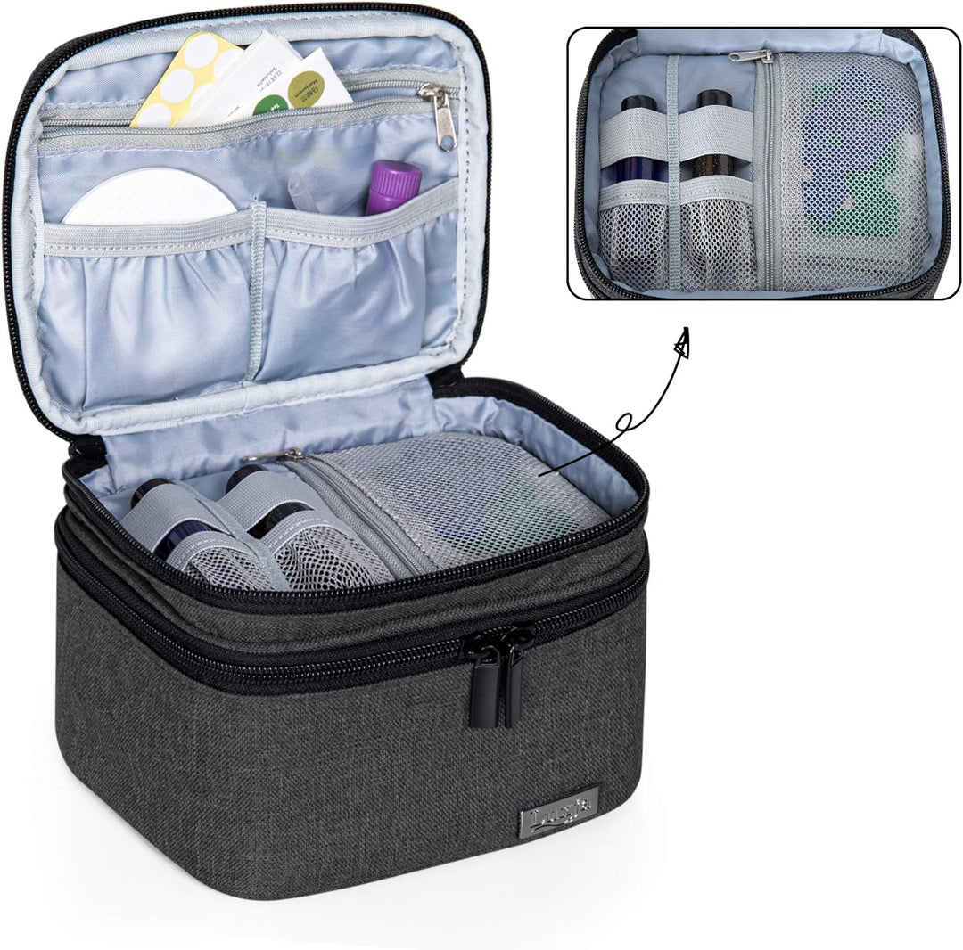 Luxja Öle Tasche, ätherisches öl Tasche, Tasche für Ätherische Öle 20 Flaschen (5 ml - 30 ml, Enthal