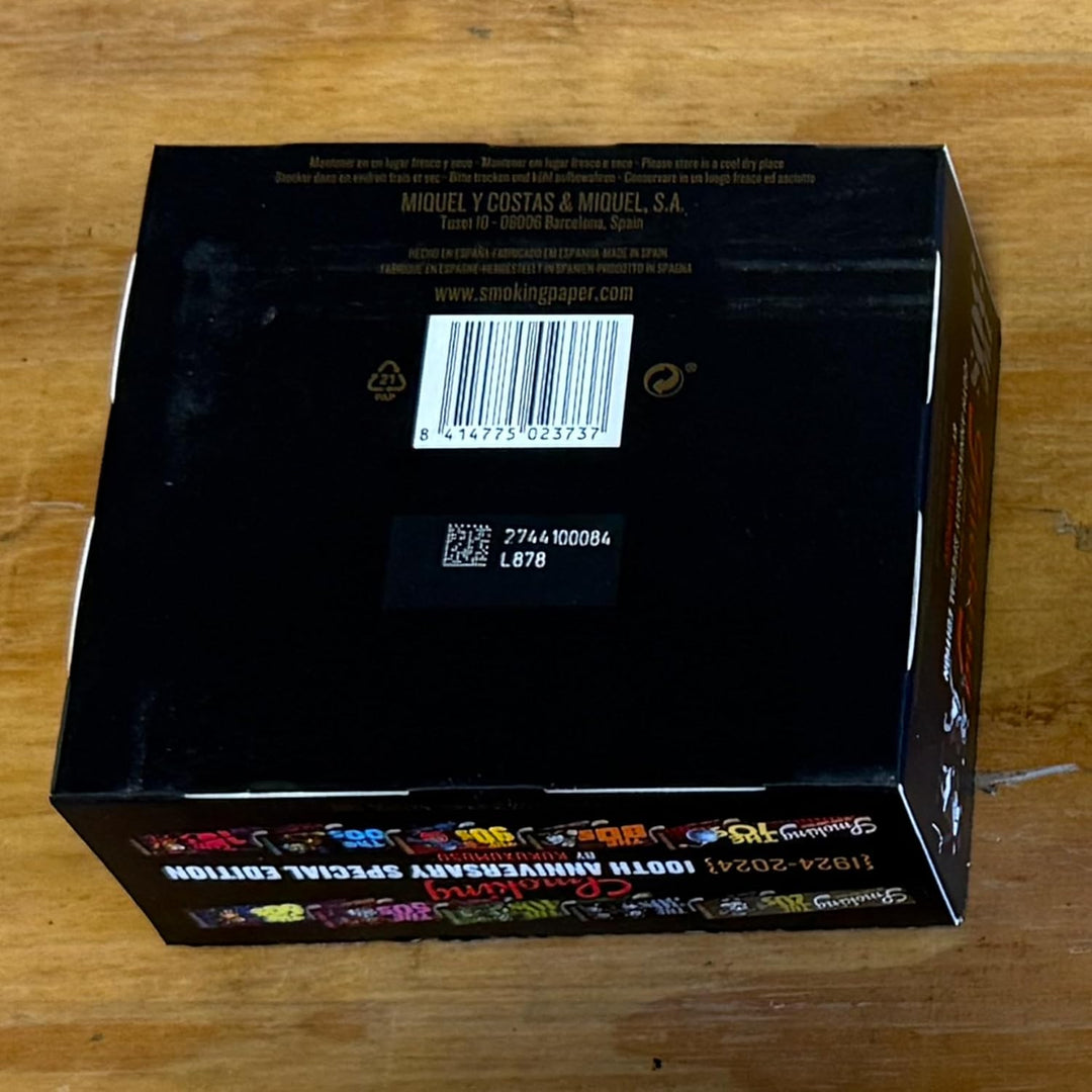 Smoking 50 STK kukuxumusu' - Slim Size - 33 Blättchen - Papers, Schwarz