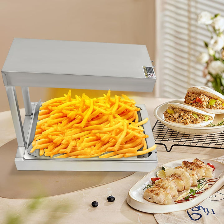 Pommes Frites Wärmestation Pommes Frites Wärmelampe für die Lagerung gebratener Lebensmittel wie Pom