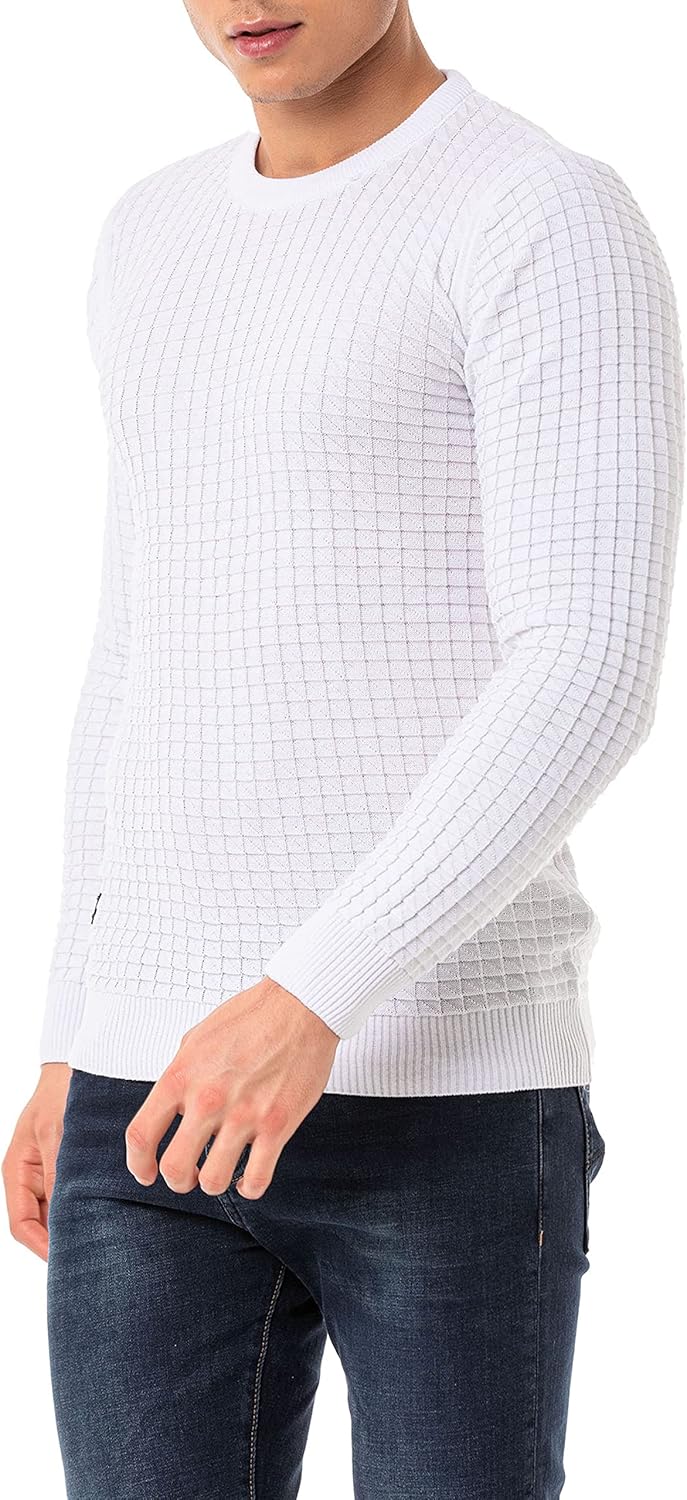 Red Bridge Herren Strickpullover Pullover L Weiss, L Weiss