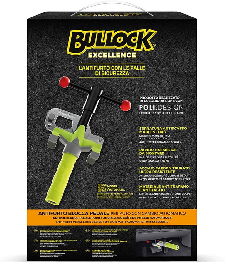 Bullock Excellence Auto-Diebstahlsicherung, Automatikgetriebe, Gelb