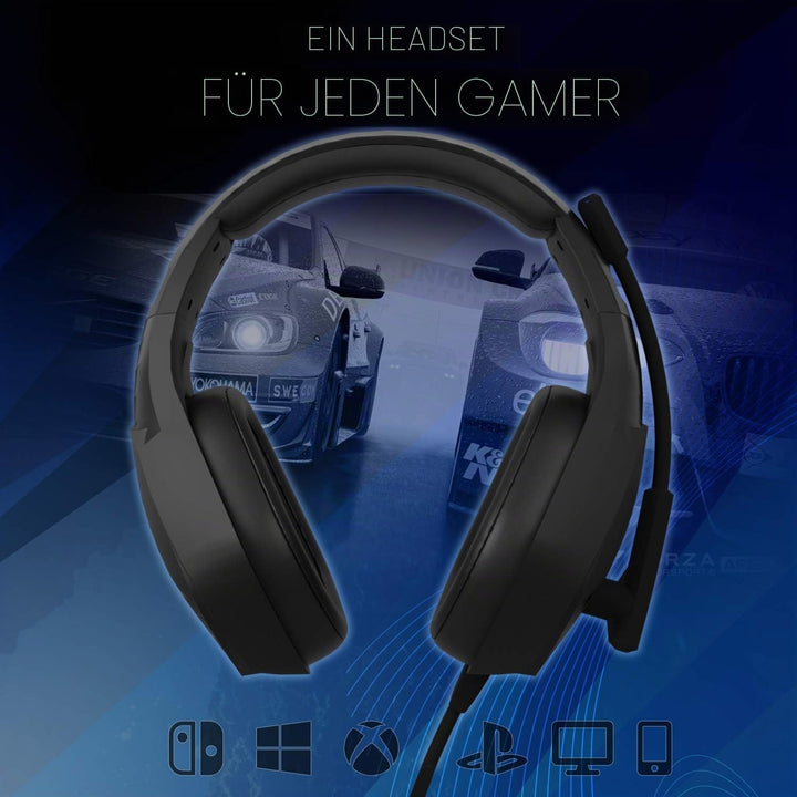Gaming Headset für PC PS5, Playstation PS4, XBOX SERIES X | S, XBOX ONE,Nintendo Switch,Laptop &amp; Goo