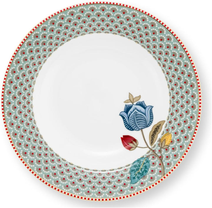 Pip Studio Blooming Tales Blue Suppenteller 21,5cm