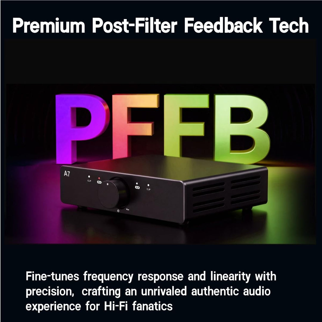 3e Audio A7 TPA3255 2x250W PBTL Next Generation Hi-Fi Stereo-Verstärker mit verbessertem PFFB Profes