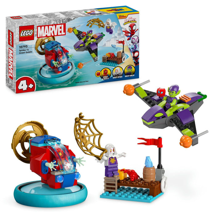 LEGO Marvel Spidey und Seine Super-Freunde Spidey vs. Green Goblin Spider-Man-Spielzeug mit Minifigu