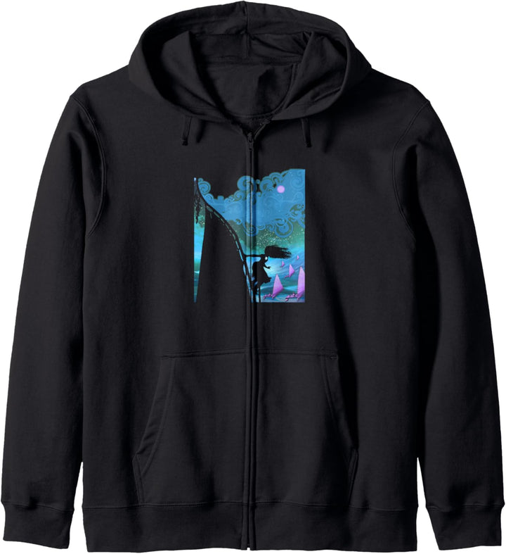 Disney Moana Boat Silhouette Kapuzenjacke