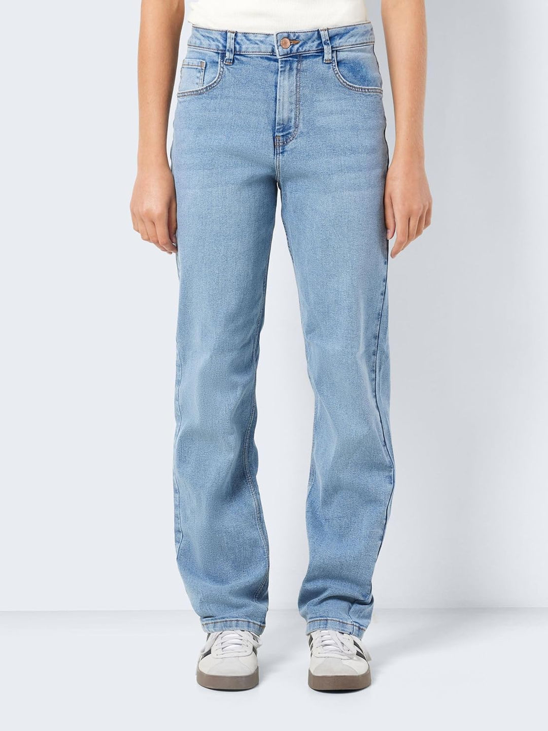Noisy may Damen Jeans 27W / 32L Light Blue Denim, 27W / 32L Light Blue Denim