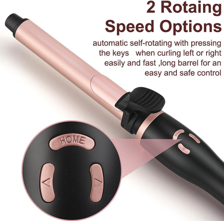 JAETON Lockenstab Automatisch - Automatischer Rotierender Lockenstab 25mm für Kleine Locken, 100-230