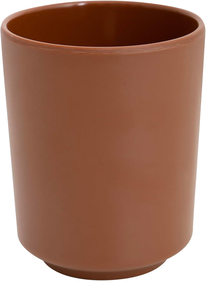 Bo-Camp Melamin Campinggeschirr Set Patom Reise Essgeschirr Teller Becher 16tlg Braun, Braun