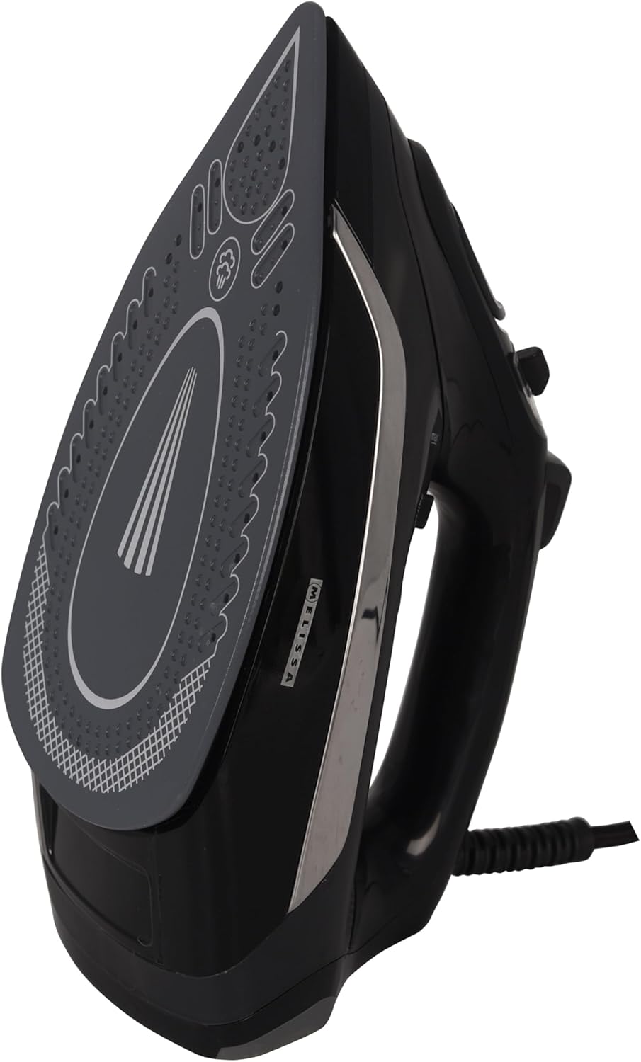 Melissa 16390057 Dampfbügeleisen 2500W – Keramische Bügelsohle, variabler Dampf 20-30 g/min, Trocken