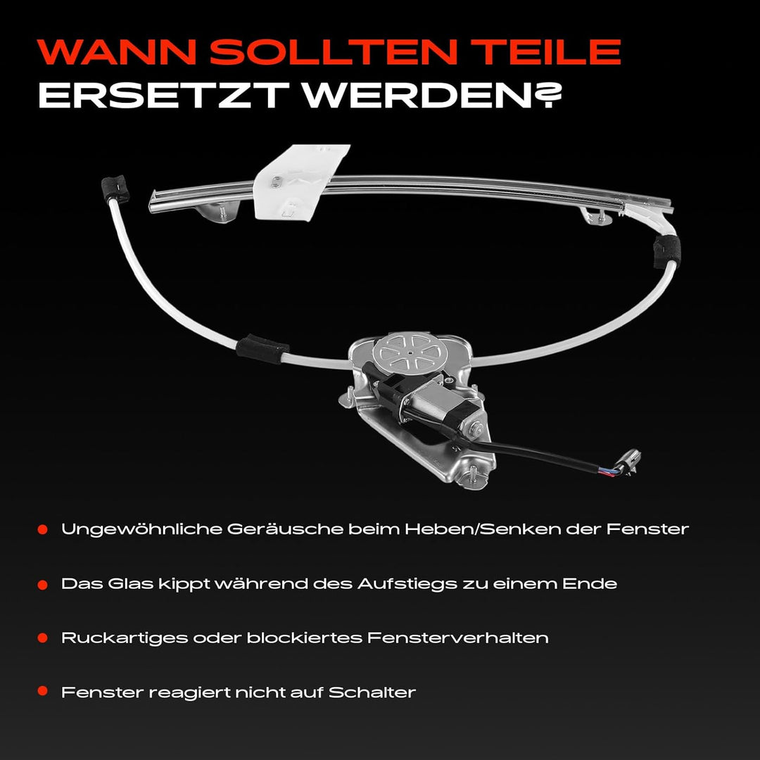 Frankberg Fensterheber Mit Motor Vorne Rechts Kompatibel mit Cherokee KJ SUV 2.4L 2.5L 2.8L 3.7L 200