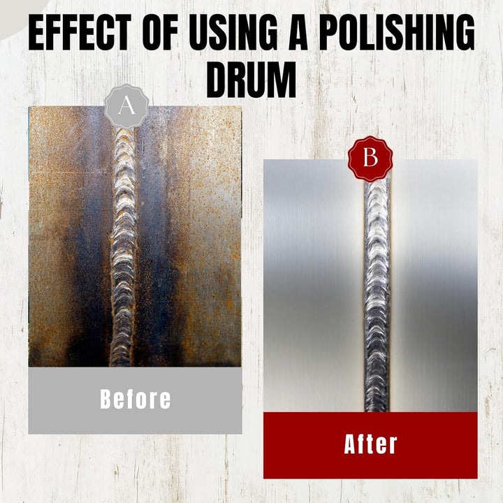 Schleifwalze Bürste, Nylonbürste 60 Körnung Schleifrolle Bürste Polierbürste zum Holzverarbeitung Sc