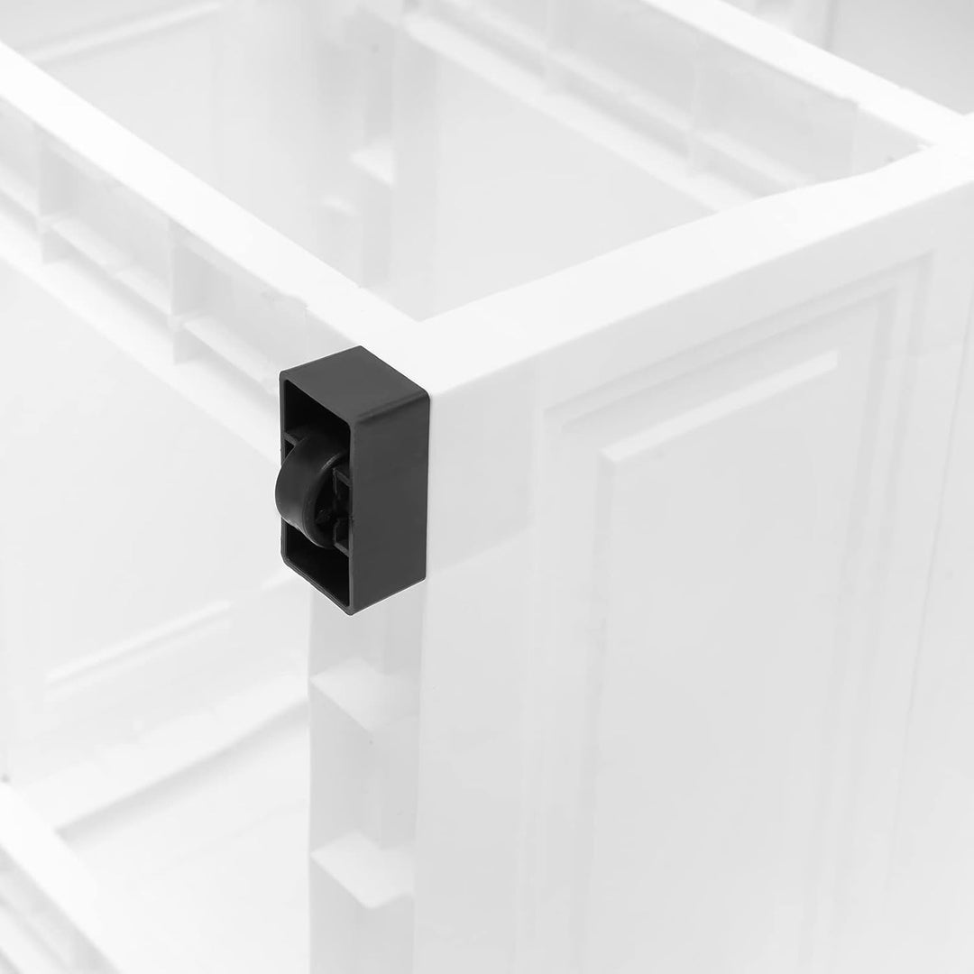 Schmaler Schubladenschrank Mit 5 Schubladen, 25 cm Breiter Aufbewahrungsschrank Aus PP Mit Rollen, W