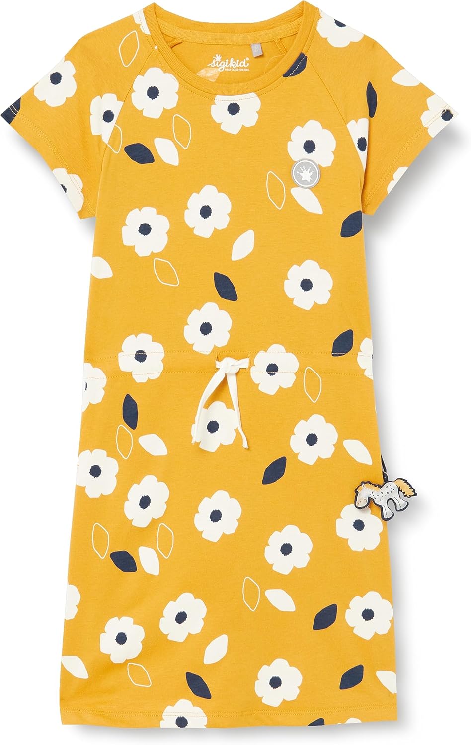 Sigikid Mädchen Kinderkleid 122 Gelb Geblühmt, 122 Gelb Gebl&#xFC;hmt