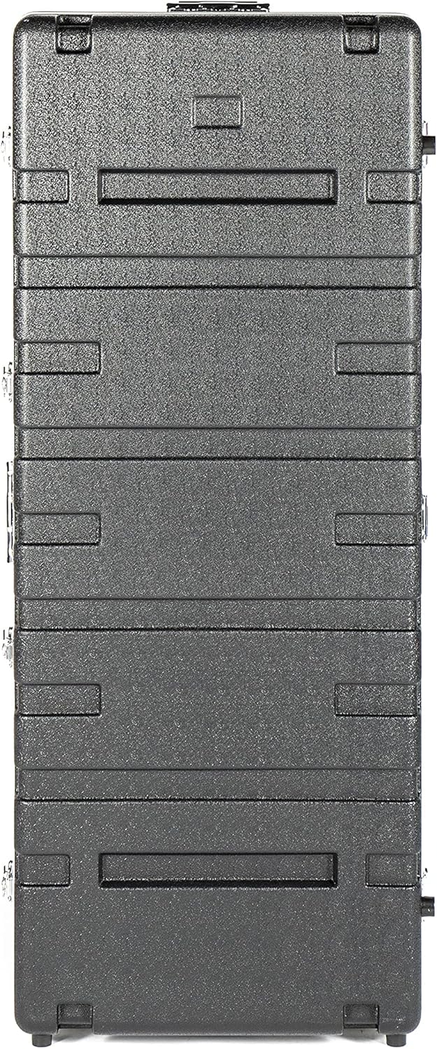 Music Store ABS Keyboard Case 61, Universal Keyboard Flightcase, Schwarz, 7.8 kg, mit Schnappverschl