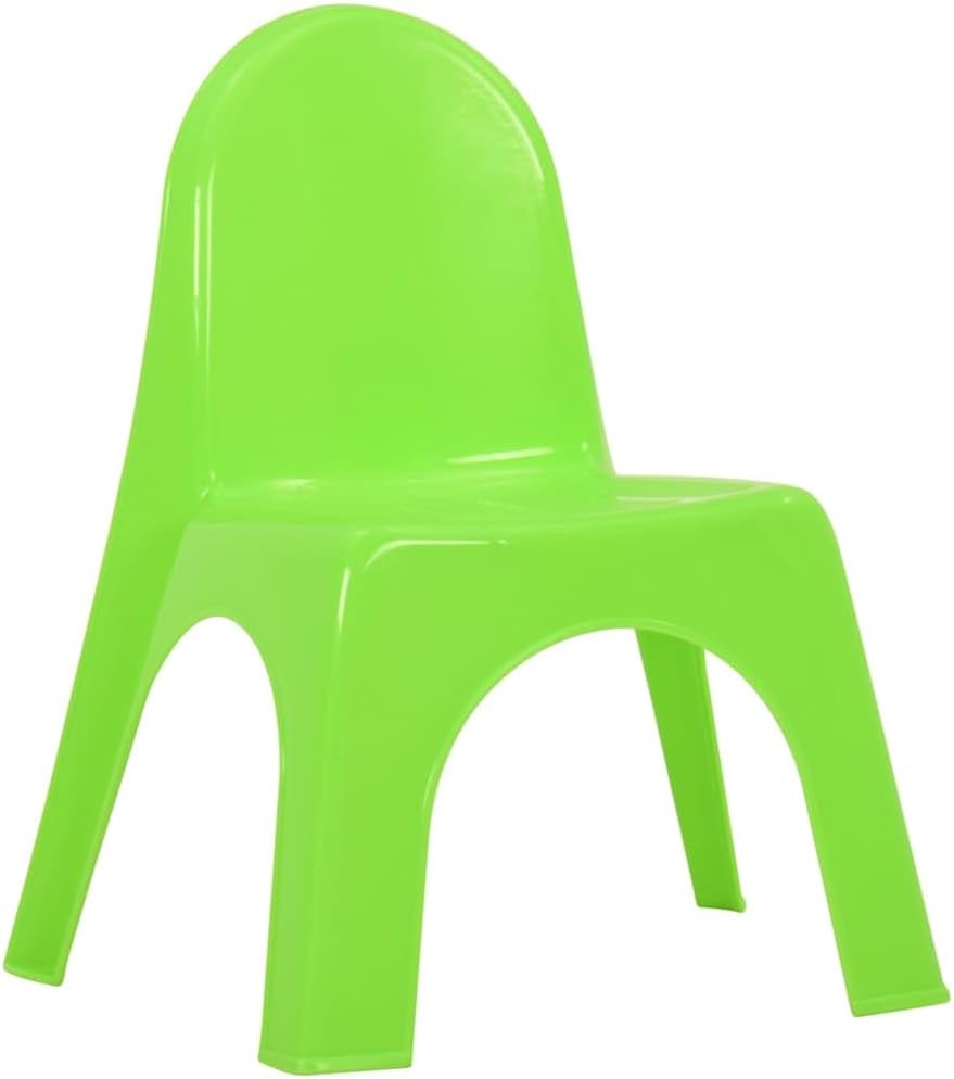 Kindertisch und Stuhlset aus 100% PP, UV-beständig, 55x55x37,5 cm, 4 Stühle, kinderzimmer babyzimmer