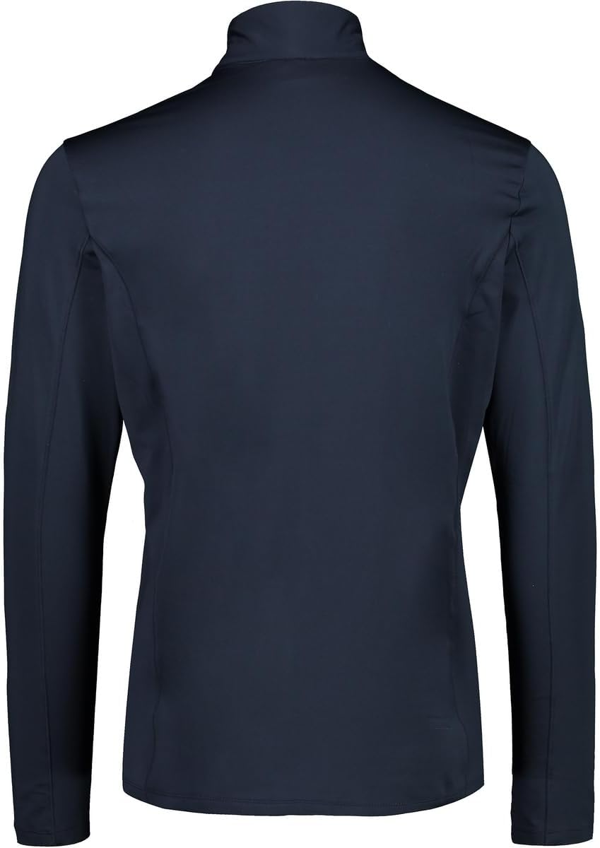 CMP Herren Softech Fleece Einfarbig Long Sleeve Shirt 48 Schwarz Blau, 48 Schwarz Blau