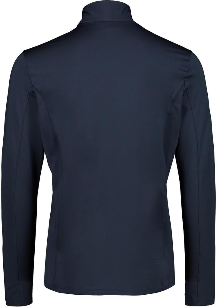 CMP Herren Softech Fleece Einfarbig Long Sleeve Shirt 48 Schwarz Blau, 48 Schwarz Blau