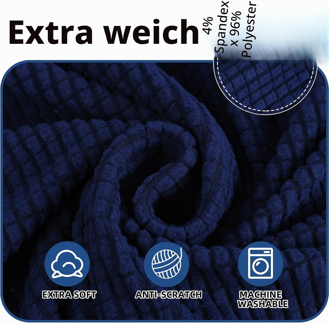 Ystyle Stretch Stuhlhussen 2er Set, Stuhlbezug Elastisch Abnehmbarer Waschbarer, Universal Hussen Fü