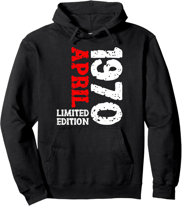 53. Geburtstag Deko Frauen Männer Limited Edition April 1970 Pullover Hoodie