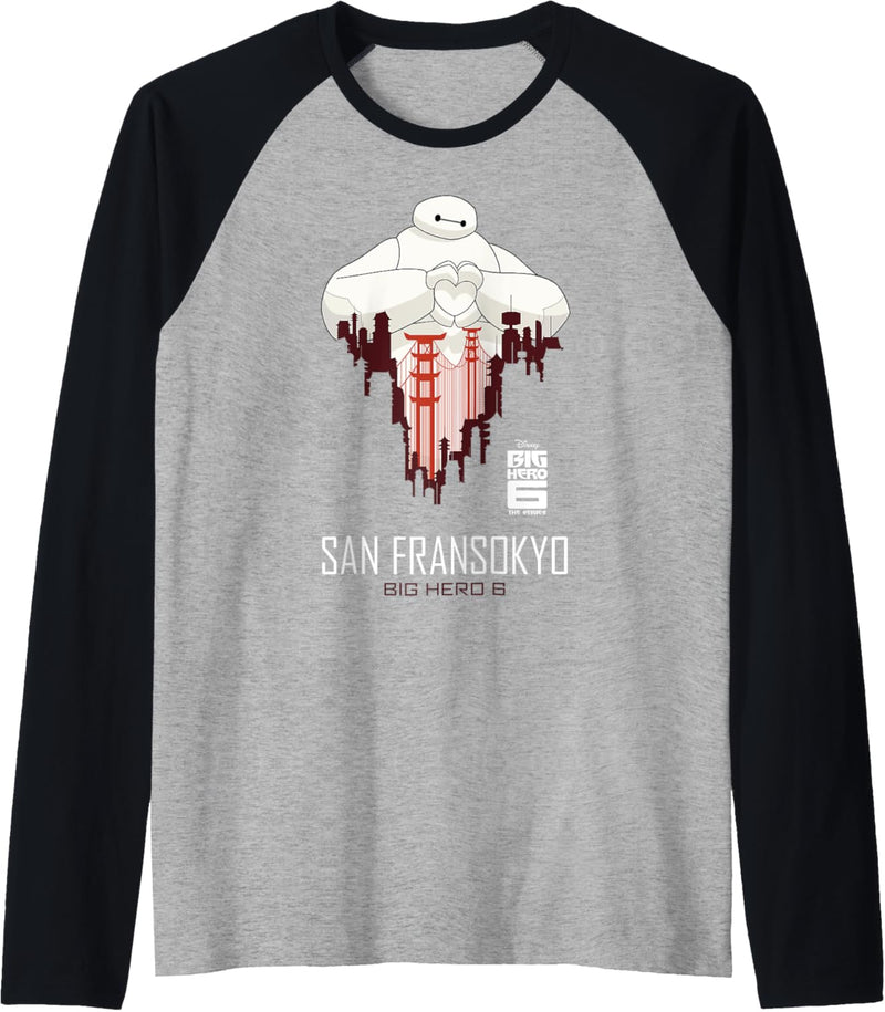 Disney Big Hero 6 TV Series Baymax SF Love Raglan