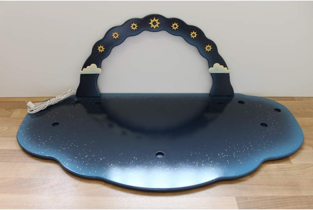 Hubrig-Volkskunst Engelwolken Wolke mit Himmelsbogen * 80 x 38 x 27 cm
