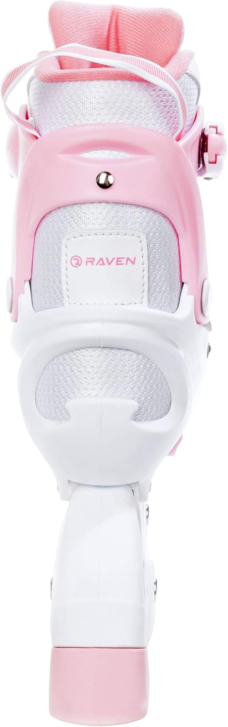 RAVEN Inline Skates Inliner für Kinder Mädchen verstellbar 35-39 (23cm-25,5cm) Rosi, 35-39 (23cm-25,