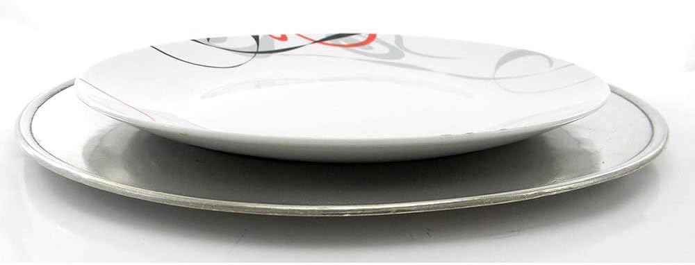 Platzteller aus Zinn handgefertigt