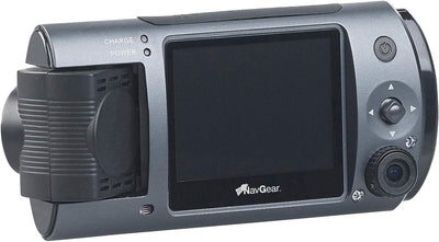 NavGear Dashcam Dual: Full-HD-Dashcam mit 2 Objektiven, 150° Ultra-Weitwinkel, Marken-Sensor (Dashca
