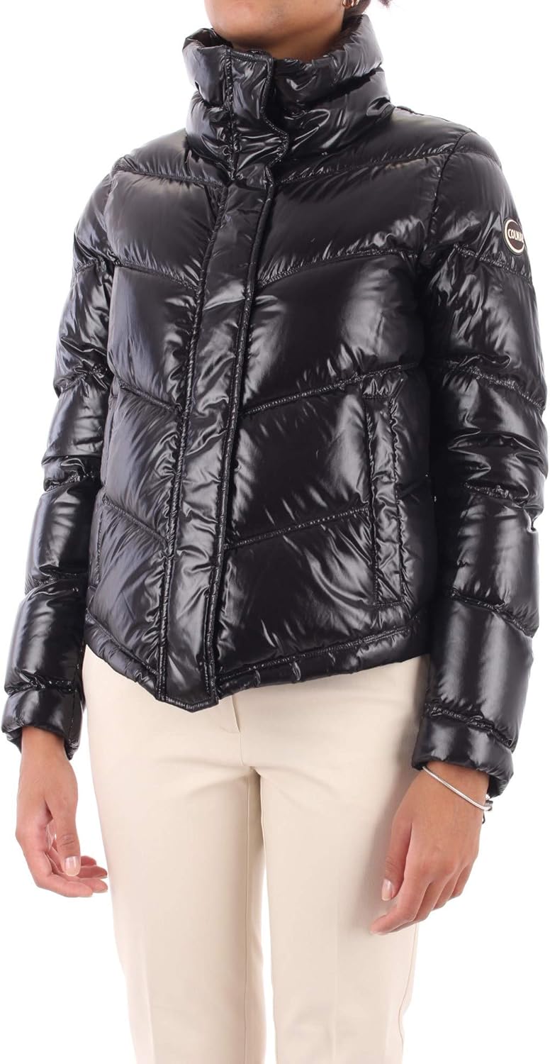COLMAR Damen Daunenjacke-2230 Damen Daunenjacke 42 Black-Black, 42 Black-Black
