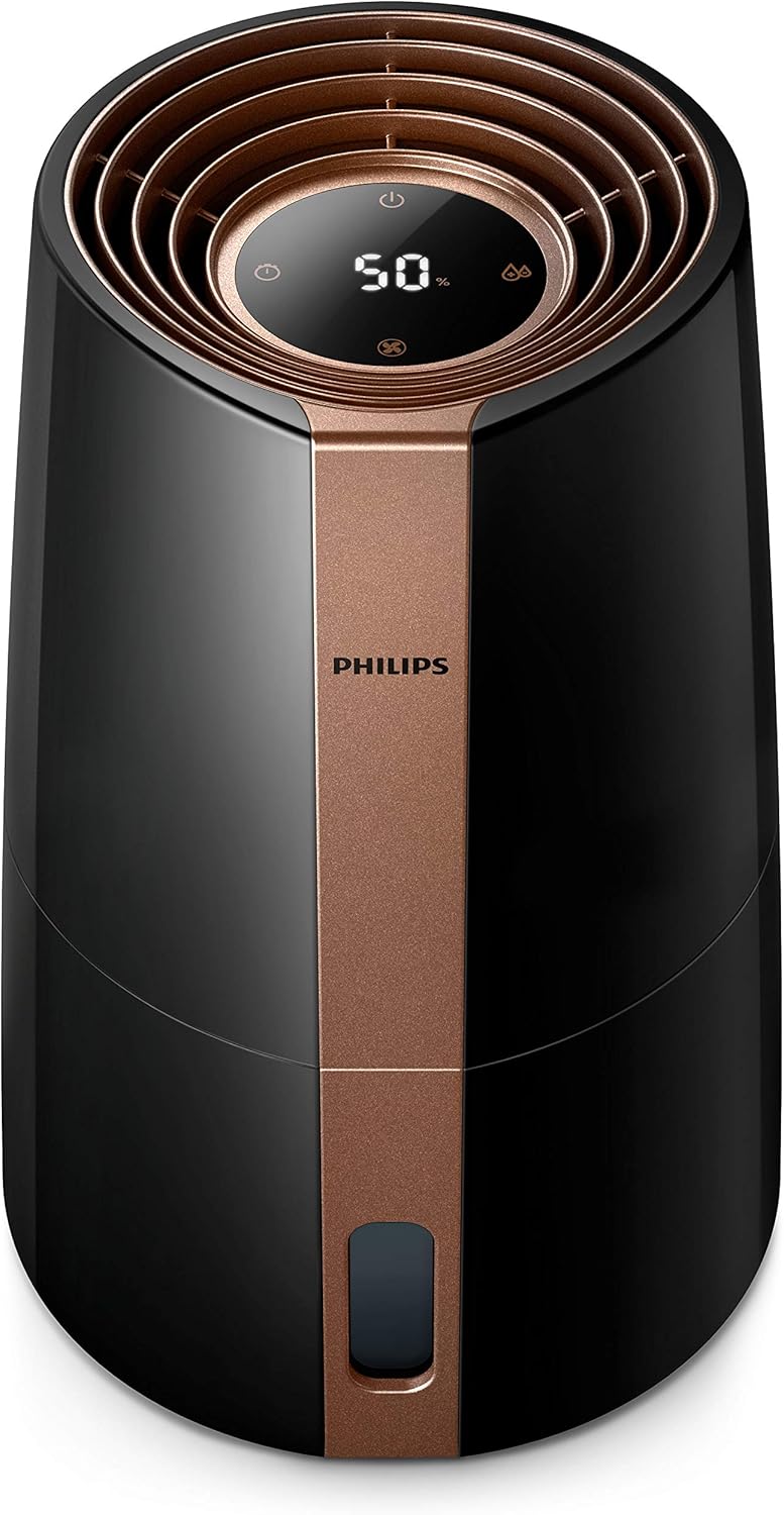 Philips Luftbefeuchter 3000 Serie HU3918/10 (bis zu 45m²,hygienische NanoCloud-Technologie,3 Liter W