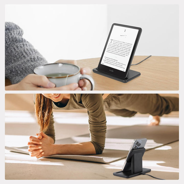 CoBak Kabelloser Ladeständer, kompatibel mit Kindle Colorsoft Signature Edition/Paperwhite Signature