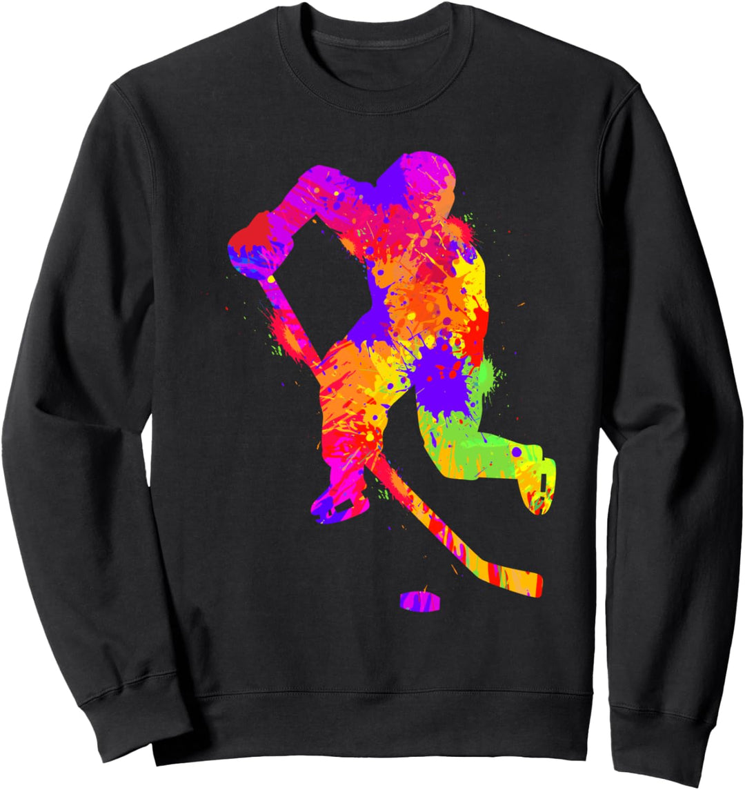 Eishockey Jungen Kinder Männer Sweatshirt