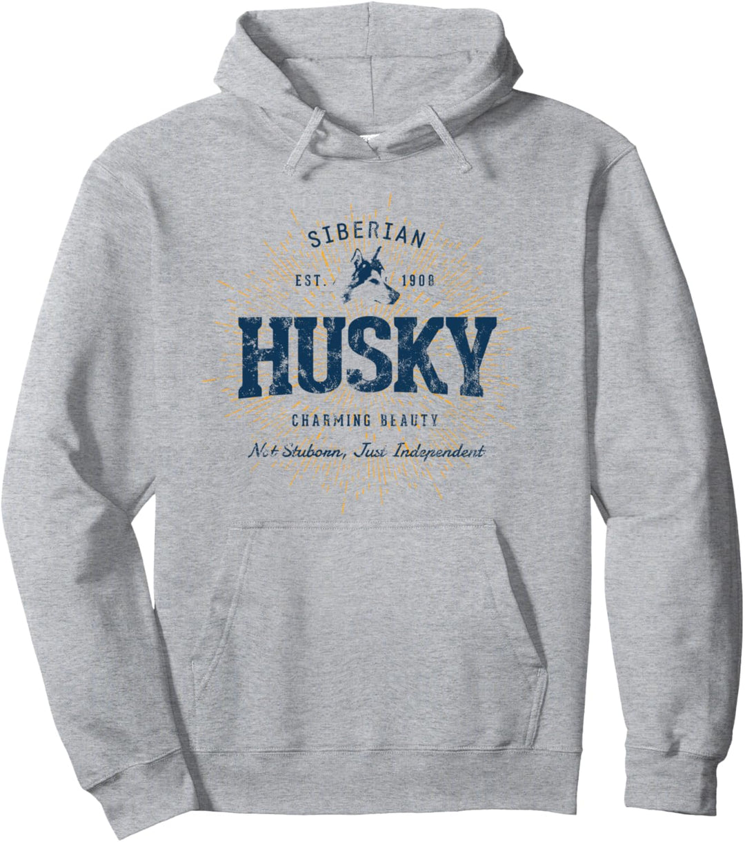 Vintage Sibirischer Husky Pullover Hoodie