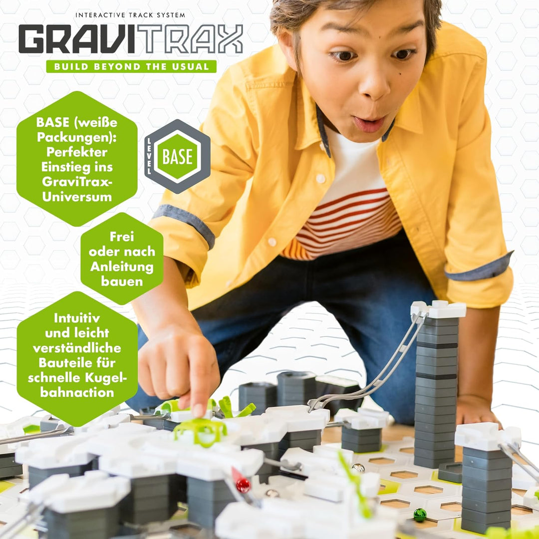Ravensburger GraviTrax Starter-Set 22410 - Einstiegsset für deine Kugelbahn - Murmelbahn und Konstru