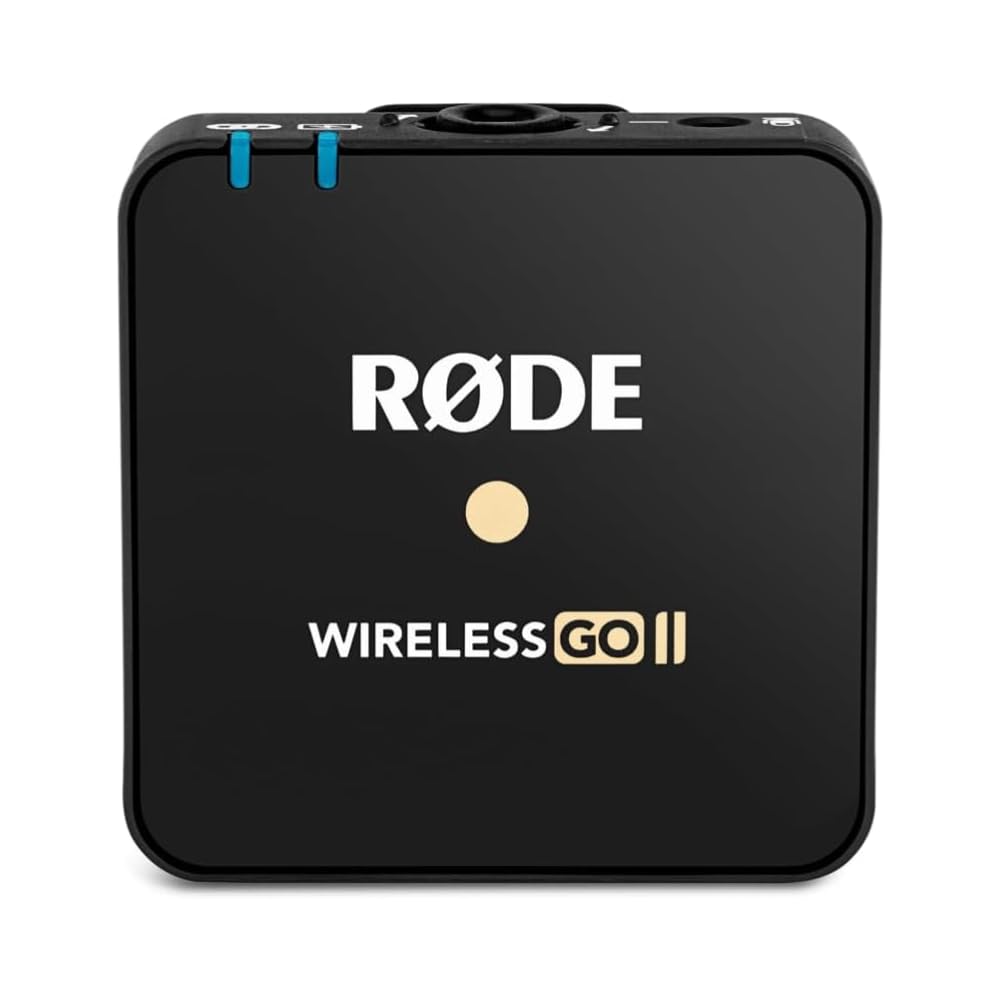 RØDE Wireless GO II TX - Ultrakompakter drahtloser Sender mit integriertem Mikrofon, integrierter Au