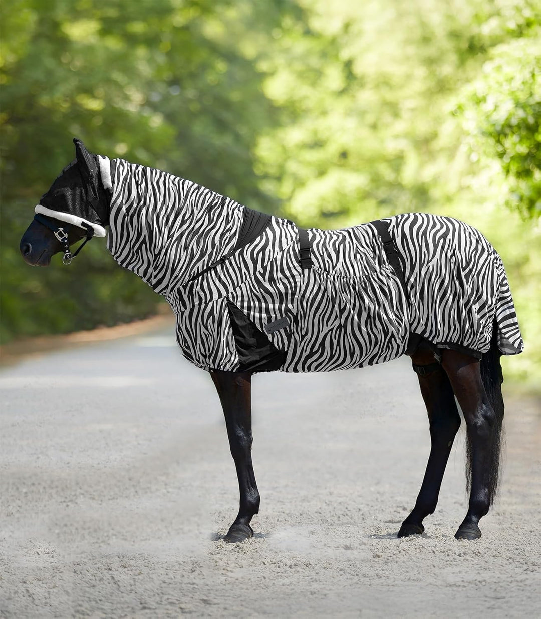 WALDHAUSEN Ekzemdecke Zebra schwarz/weiss 145 cm, schwarz/weiss 145 cm